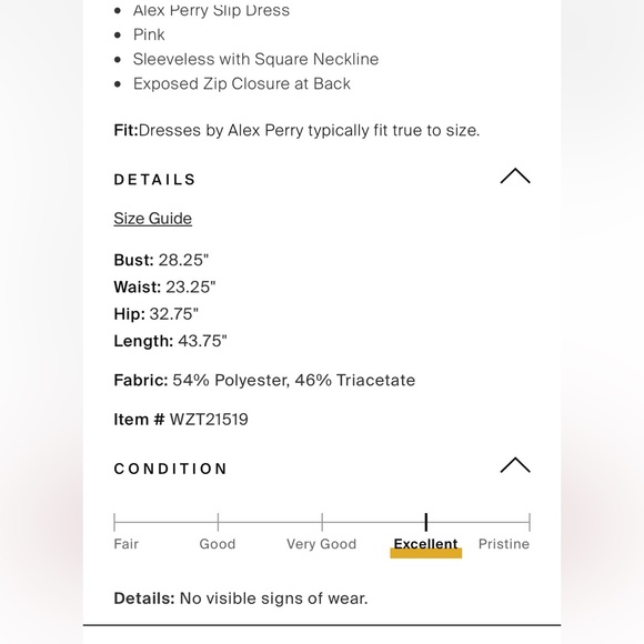 Alex Perry "Avery" Dress - UK Sz. 6 - NWOT - Picture 5 of 5